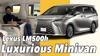 Back Seat of Most Luxury Minivan Lexus LM500h  Review and Price in Japan [upl. by Irrabaj988]