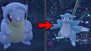 How to Evolve Alolan Sandshrew into Alolan Sandslash in Pokemon Scarlet amp Violet DLC [upl. by Bezanson26]