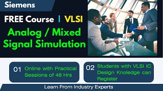 FREE Siemens Course on VLSI for Students FREE of Cost vlsitraining ams vlsi jobs [upl. by Blain]