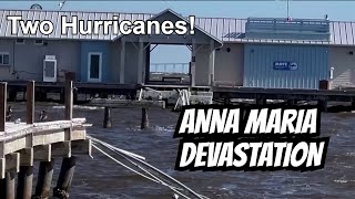 Hurricane Miltons Shocking Aftermath on Anna Maria Island [upl. by Enihpled]