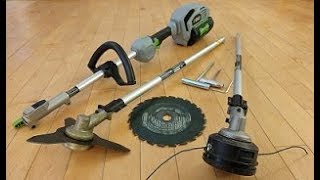 How to Attach Brush Cutter Blades to your EGO Trimmer [upl. by Aicyle]