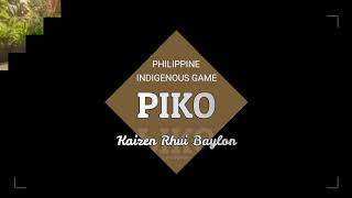 How to play Piko Philippine Indigenous Game [upl. by Karlin]