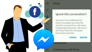 How to ignore amp undo ignore messages on messenger [upl. by Consuelo]