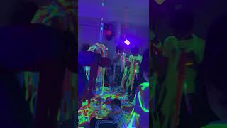 Neon disco party with Spider in Halifax halifax neonparty novascotia canada [upl. by Alyhs]