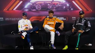 F1 Singapore Post Qualifying Press Conference 2024 [upl. by Nylirret]