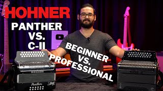 Hohner Panther vs Corona CII  Beginner vs Professional Accordion Comparison [upl. by Eirret]