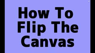 How To Flip The Canvas  Artflow Tutorial For Beginners [upl. by Layla]