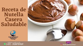 RECETA DE NUTELLA CASERA SALUDABLE [upl. by Missi]