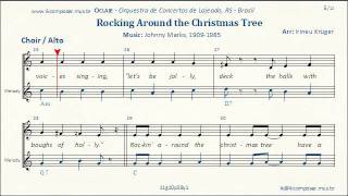 Rockin Around The Christmas Tree  Choir  Alto [upl. by Malarkey]