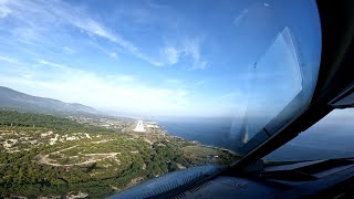 Airbus Cockpit Views  A320  Athens LGAVATH to Mytiline LGMTMJT  GoPro [upl. by Cott]