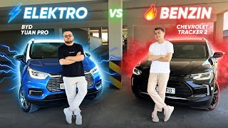 Elektromobil yoki benzinli avto BYD Yuan Pro vs Chevrolet Tracker 2 Timur Alixonov bilan [upl. by Einahets]