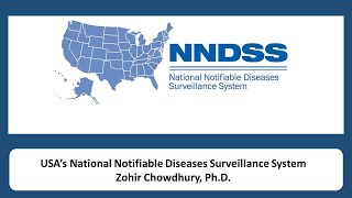 USA’s National Notifiable Disease Surveillance System [upl. by Regine]