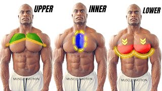 TOP 5 INNER LOWER AND UPPER CHEST WORKOUT WITH BODYWEIGHT AT HOME OR GYM [upl. by Ddahc]