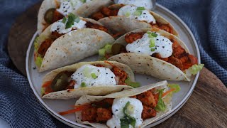 Die leckersten Tacos mit Hähnchenfüllung  FingerfoodSnack Rezepte  Tavuklu Tacos Tarifi [upl. by Nahte]