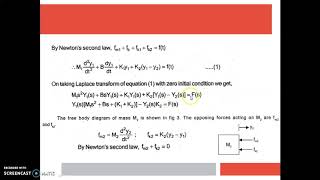 Problem on mechanical translational system [upl. by Aciretal]