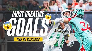 MOST CREATIVE LACROSSE GOALS OF 2023 [upl. by Siramad]