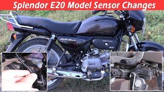 splendor plus e 20 Model sensors changes [upl. by Enom]