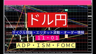 ドル円予想（ADP・ISM・JOLTS・FOMC [upl. by Alad]