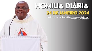 HOMILIA DIÁRIA  São Francisco de Sales bispo e doutor da Igreja  Memória  Quartafeira [upl. by Hayyifas]