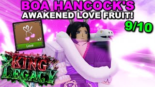 Awakening The NEW LOVE Fruit In Roblox King Legacy Update 5 Heres What Happened [upl. by Saenihp922]