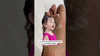 Foot Peel Mask Plantifique  Get Baby Soft Feet Easy shorts feet peeling [upl. by Nosreip]