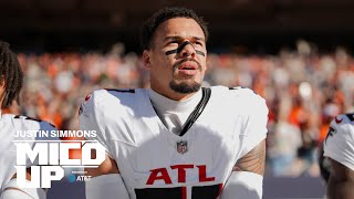 Justin Simmons Micd Up in return to Denver  Atlanta Falcons  NFL [upl. by Acassej]