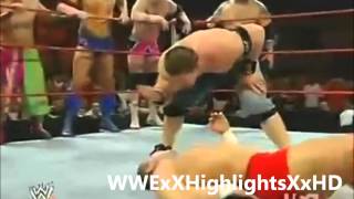 Randy Orton amp John Cena Vs Raw Roster Highlights HD  WWE Raw 31708 [upl. by Linzer]