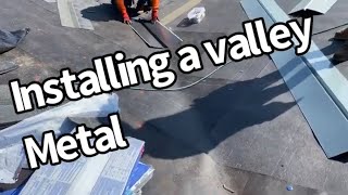 How To Install A Valley Flashing On A Roof  Dont Miss This [upl. by Harpole]