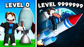 LOGGY BUILT A SUPER ROCKET TO GO TO SPACE  ROBLOX [upl. by Talanian]