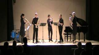 TicoTico Saxophone Quartet amp Drums [upl. by Ehav]