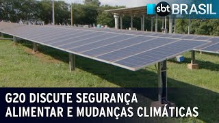 G20 discute segurança alimentar e mudanças climáticas  SBT Brasil 260224 [upl. by Shue]