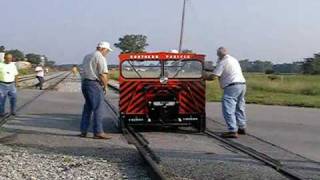 Railroad Motorcar Run from Centerville IA TO Albia Ia [upl. by Kcod]