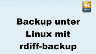 Backup unter Linux mit rdiffbackup [upl. by Hynes]