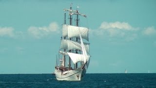 Germany Rostock  Warnemünde Hanse Sail HD 1080P [upl. by Kcirddot]