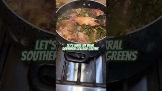 How to make Southern Collard Greens recipe collardgreens thanksgiving cooking [upl. by Siroled713]