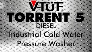 TORRENT 5  VTUF Diesel Engine Powered Industrial Pressure Washer – Product Video [upl. by Airemahs]