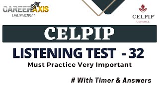 Celpip Listening Mock Test  Celpip Listening Test Practice With Answers [upl. by Eimac]