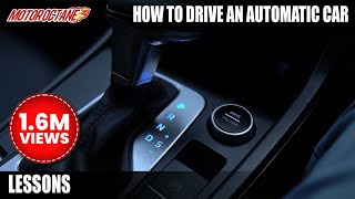 How to drive automatic car  MotorOctane [upl. by Goltz]