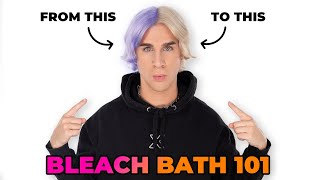 Hairdressers Guide To Doing A Bleach Bath At Home [upl. by Einnim418]