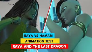 Raya amp the Last Dragon  Raya vs Namari Animation Test  Isaak Fernandez 3DAnimationInternships [upl. by Eahsal597]