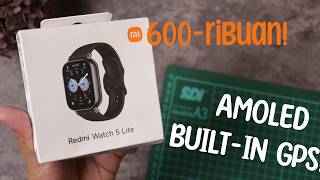 🔥 699K Udah AMOLED amp Builtin GPS XIAOMI Redmi Watch 5 Lite [upl. by Cyma]