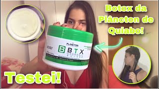 Testei novo botox de Quiabo da Plâncton 💚 [upl. by Nahtam861]