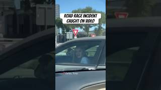 Woman in Dodge Charger nearly hits another vehicle during road rage [upl. by Brandice]