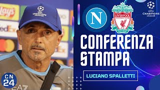 Conferenza stampa Spalletti per Napoli Liverpool 🎙⚽ VIDEO INTEGRALE [upl. by Anaid841]