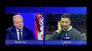 Ibrahimovic vs Condó quotFammi la domanda in inglese alloraquot [upl. by Johm]