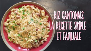 RIZ SAUCISSE CANTONAIS recette de RIZ SAUTE CHINOIS [upl. by Aramenta]