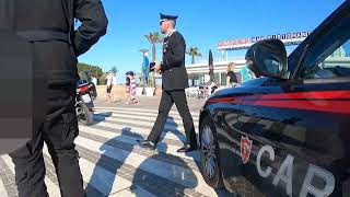 Valerio Staffelli inviato speciale con i Carabinieri del Nucleo Radiomobile di Rimini e Riccione [upl. by Sofia]