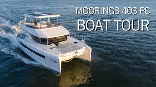 The Moorings 403PC Walkthrough amp Review  Power Catamaran Tour 2023 [upl. by Masha]