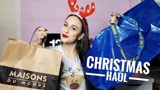 CHRISTMAS HAUL 🎄 i miei acquisti natalizi da Ikea Maison Du Monde Zodio e Agri Brianza [upl. by Aivatnahs]