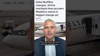 Latest Delta change is DEVASTATING for SkyMiles members shorts [upl. by Brandon]